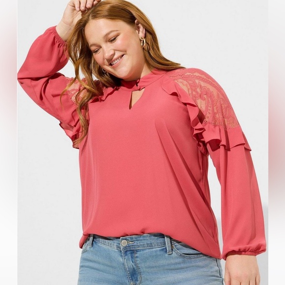 Size 1 Torrid XL = 14-16 Blouse - Picture 1 of 5